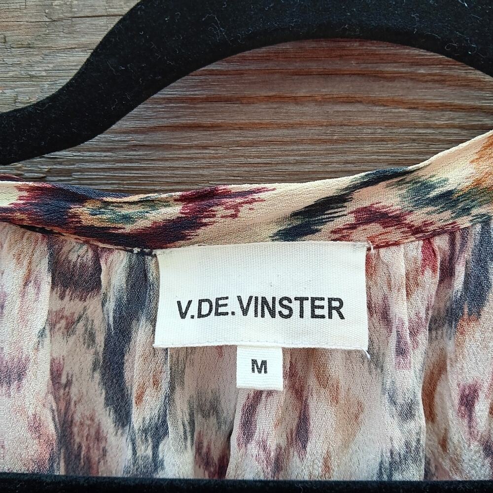 V.D.E. Vinster Idli Dress Cream Multi Size M - Picture 4 of 5